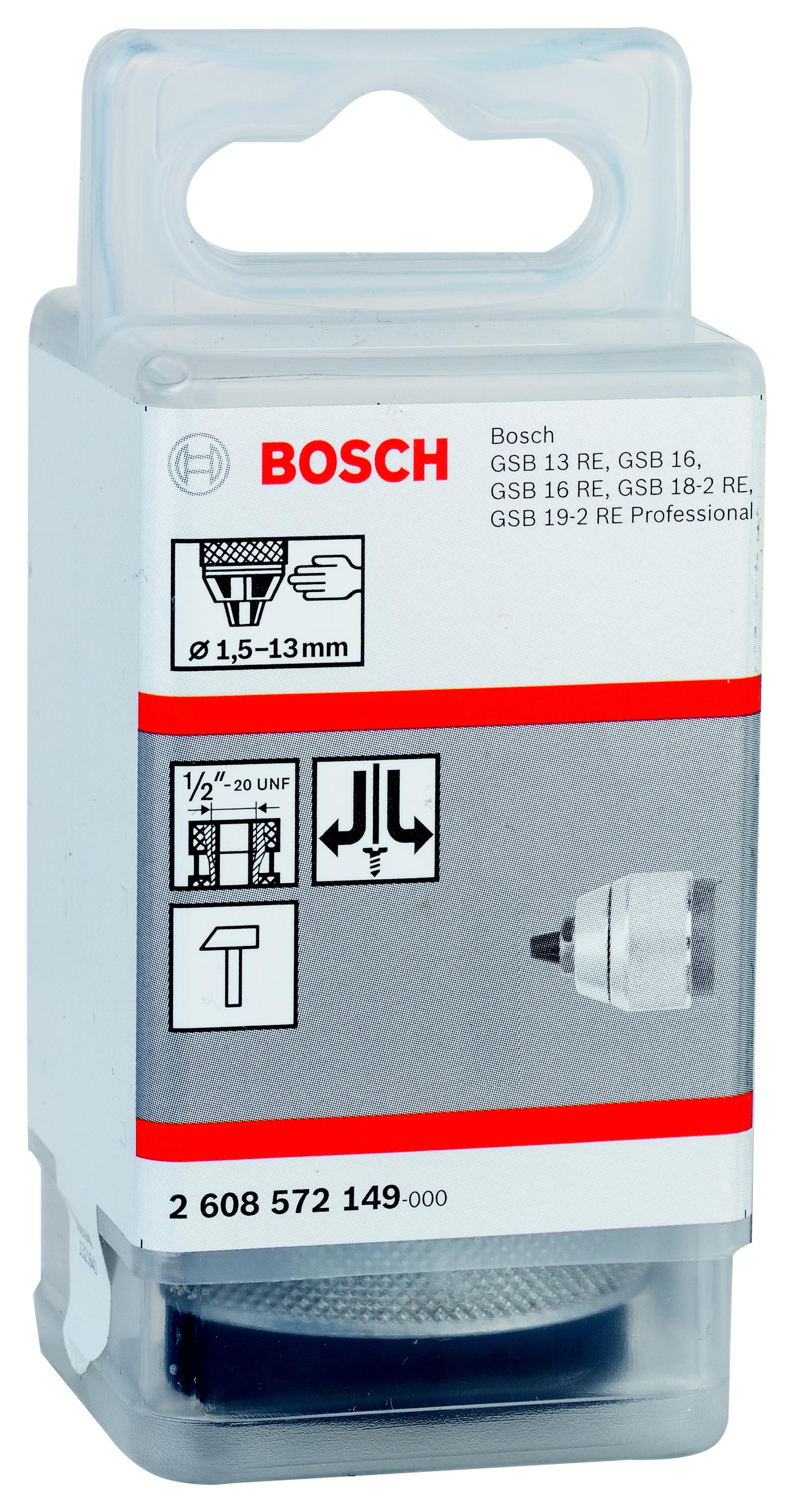

Патрон для дрели BOSCH, Ф13мм 1/2" (2608572149)