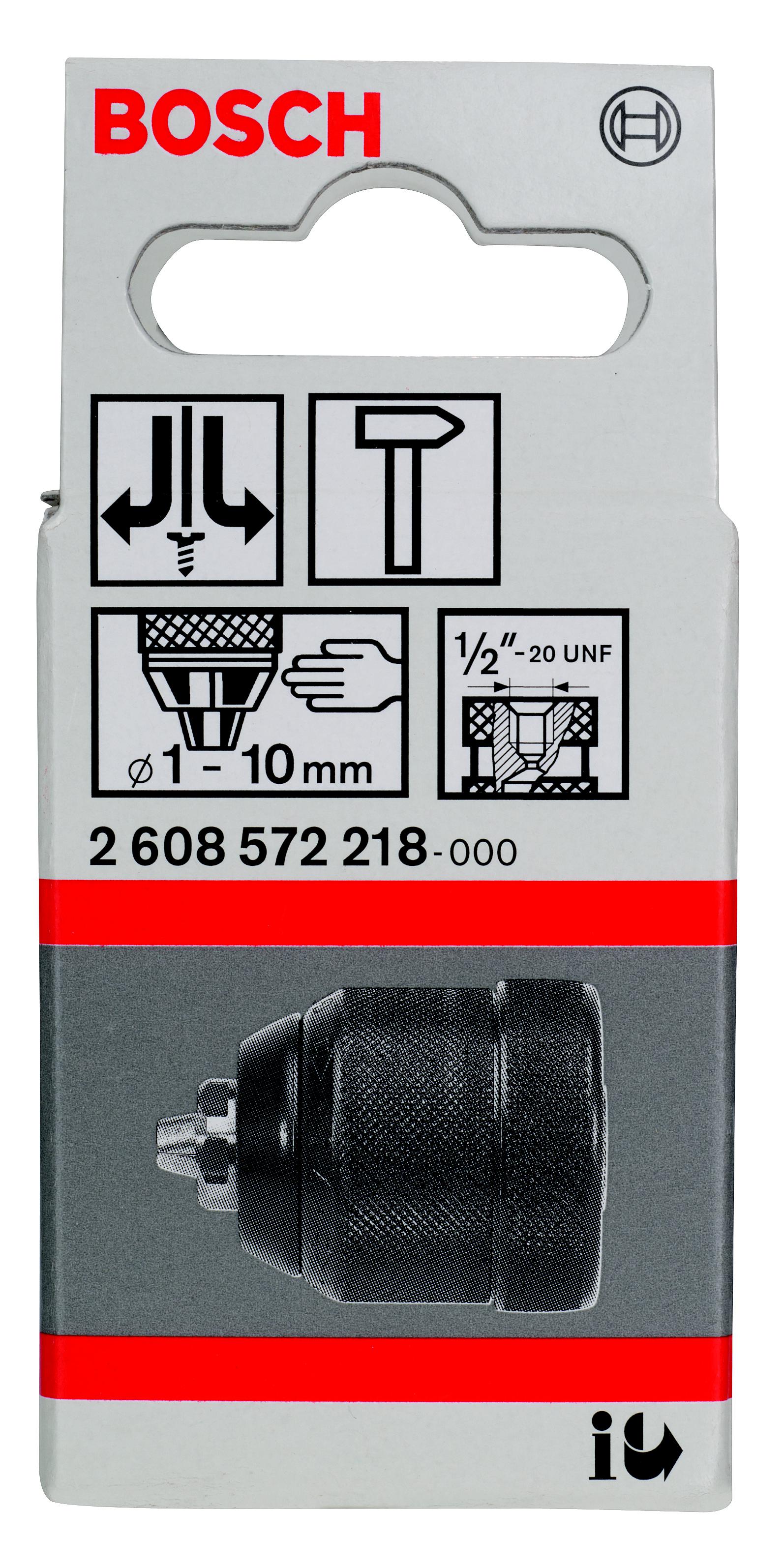 

Патрон для дрели BOSCH, Ф10мм 1/2" (2608572218)