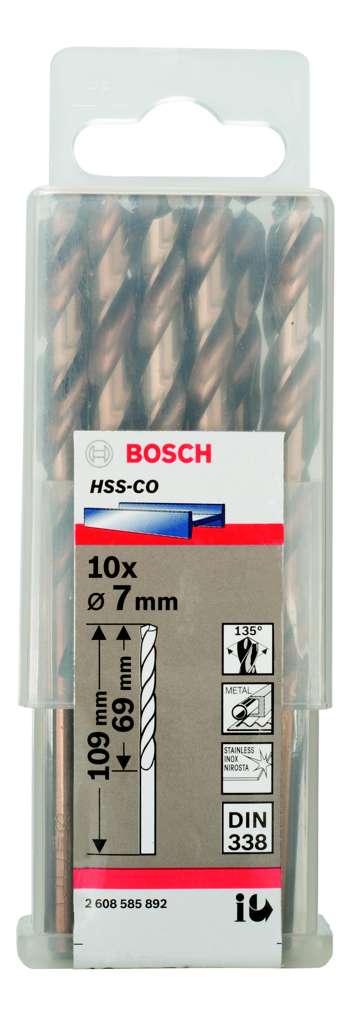 

Сверло по металлу BOSCH, Ф7мм (2608585892)