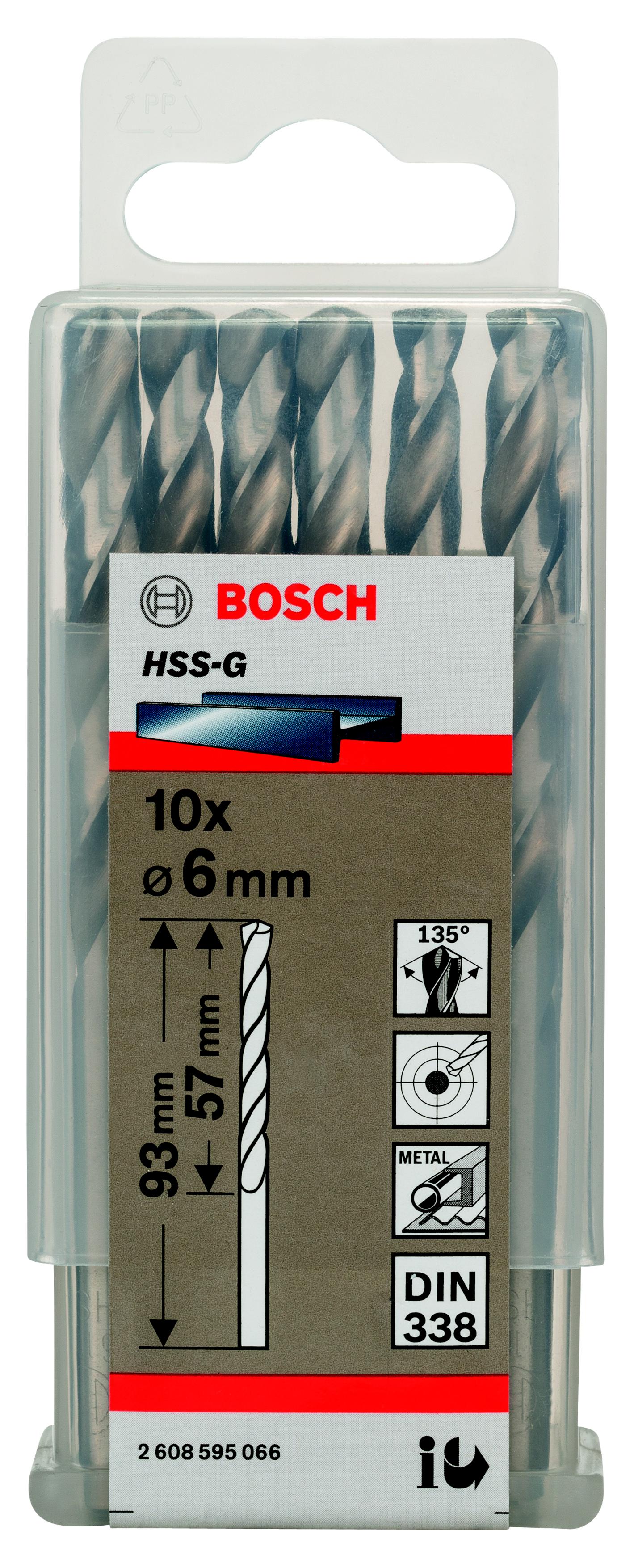 

Сверло по металлу BOSCH, Ф6мм (2608595066)