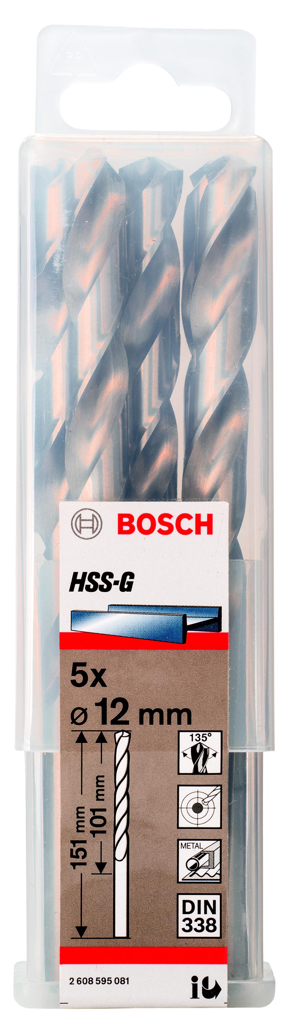 

Сверло по металлу BOSCH, Ф12мм (2608595081)