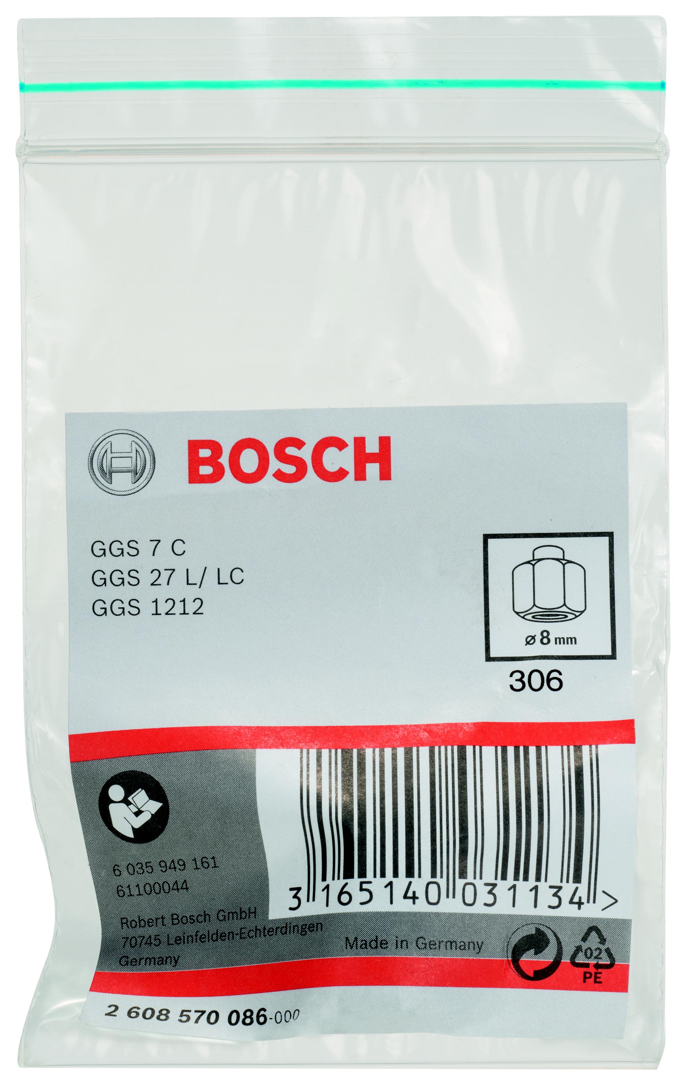 

Цанга BOSCH, Ф8мм (2608570086)