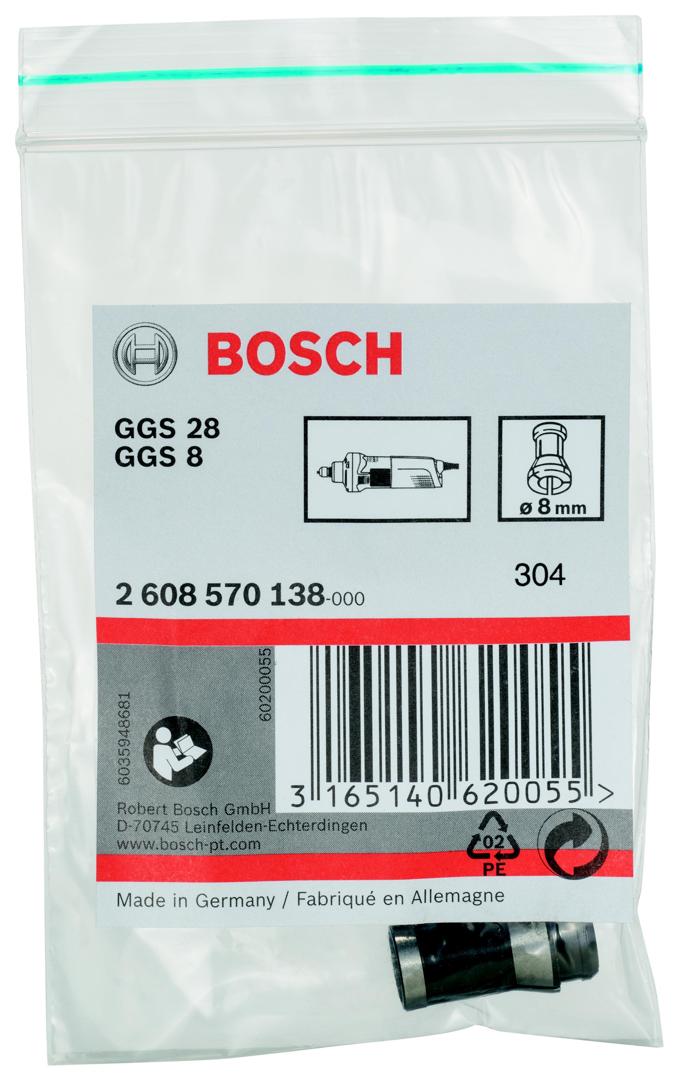 

Цанга BOSCH, Ф8мм (2608570138)
