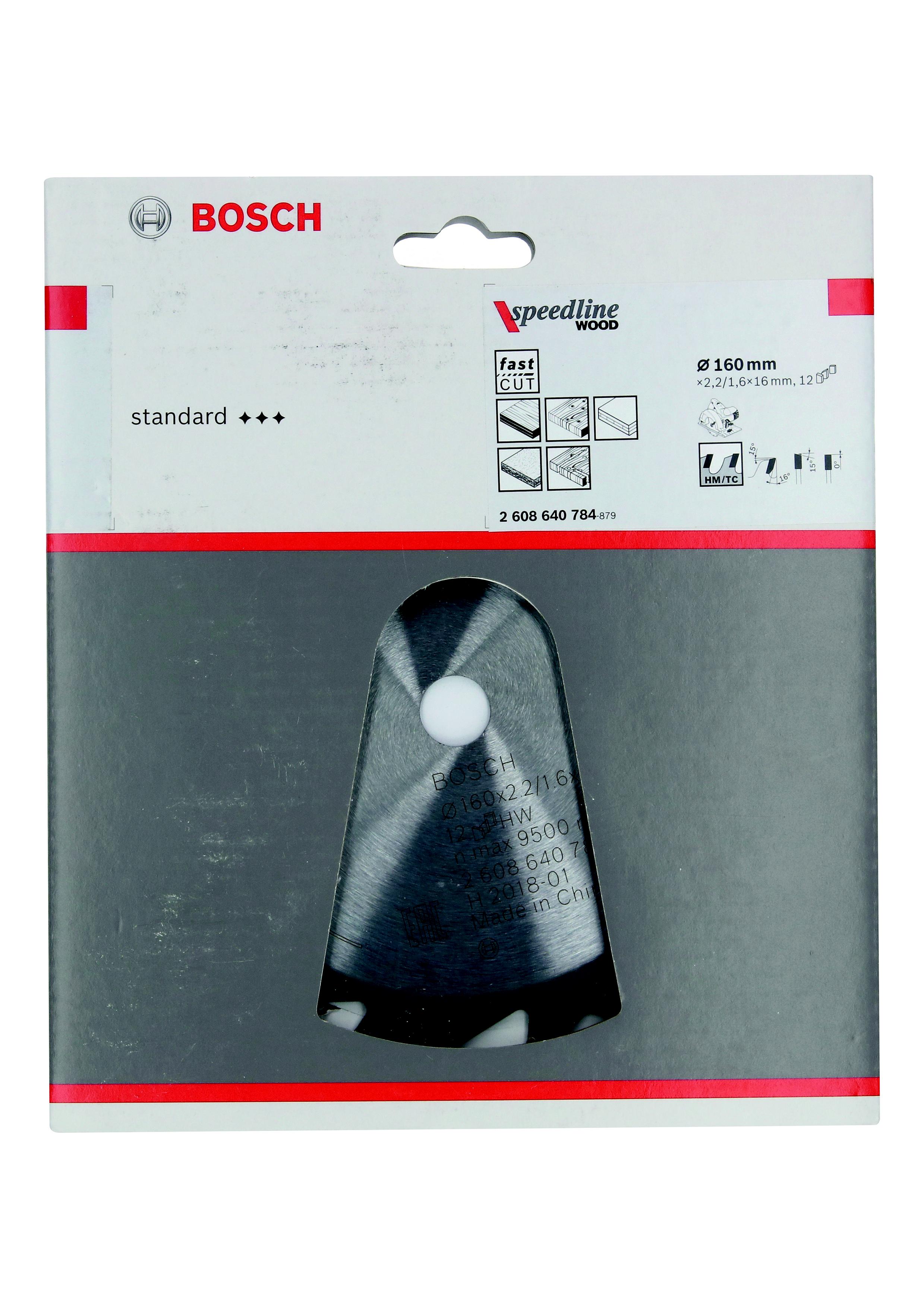 

Диск пильный твердосплавный BOSCH, Ф160х16мм 12зуб. (2608640784)