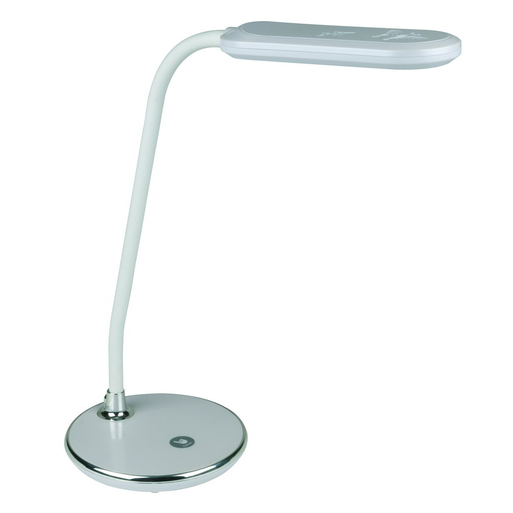 

Лампа настольная VOLPE, TLD-522 Silver/LED/360Lm/6000K/Dimmer