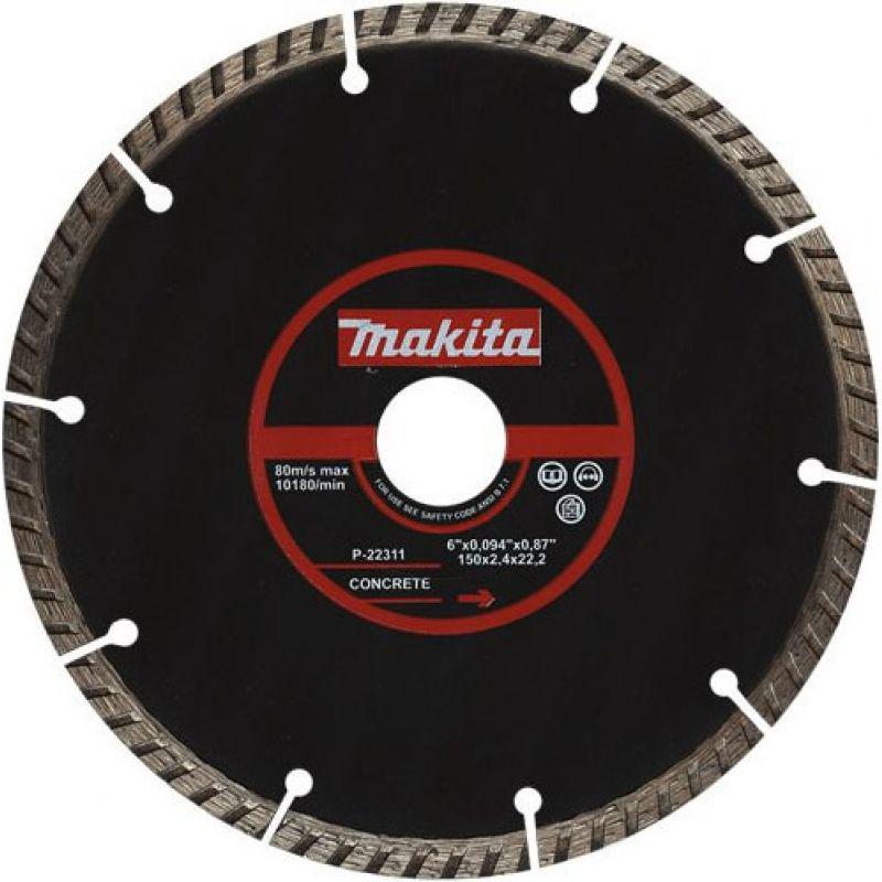 

Круг алмазный MAKITA, P-22311 Ф150х22мм по бетону/камню