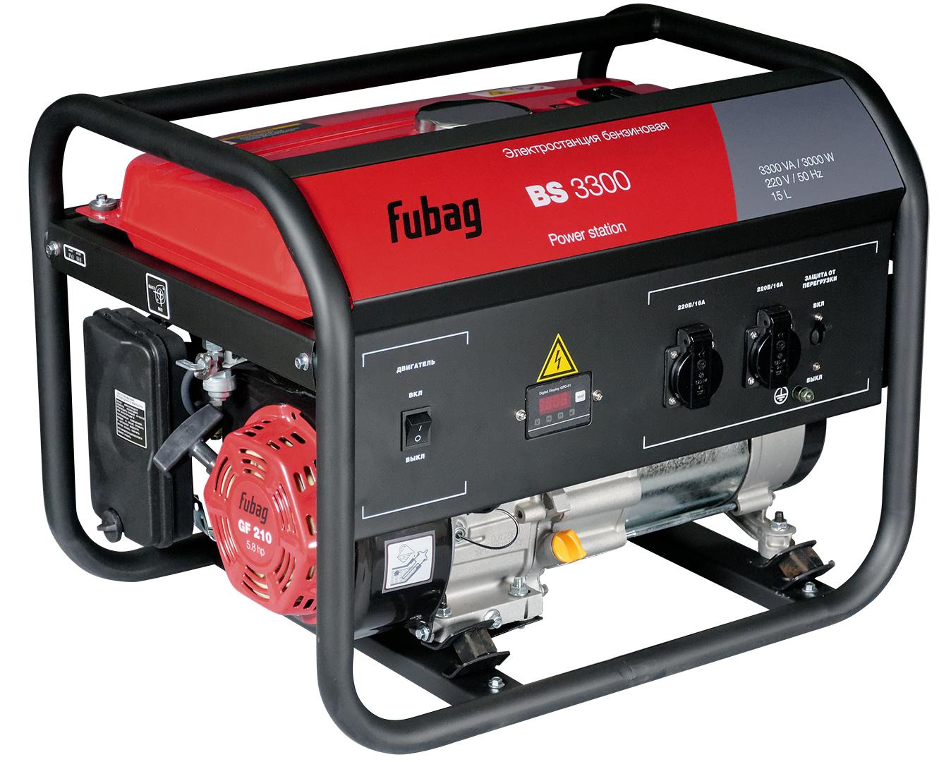 

Бензиновый генератор FUBAG, BS 3300