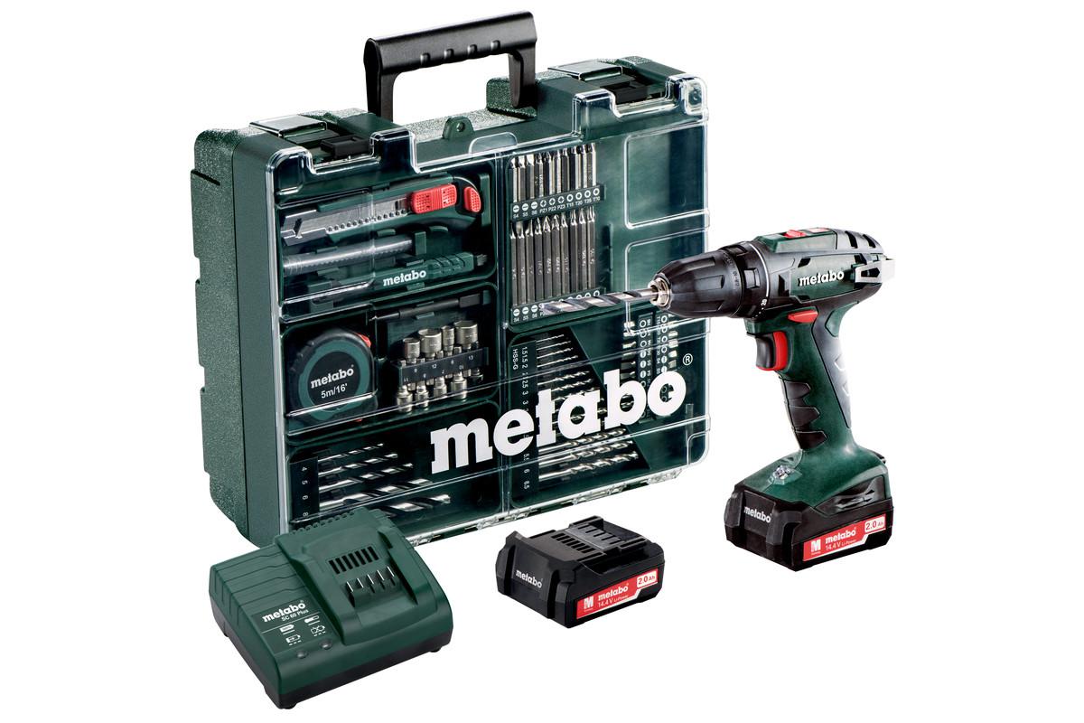 

Дрель-шуруповерт METABO, BS 14.4 (602206880) + кейс с оснасткой