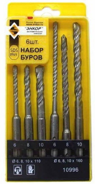 

Набор буров ЭНКОР, SDS Plus (10996)