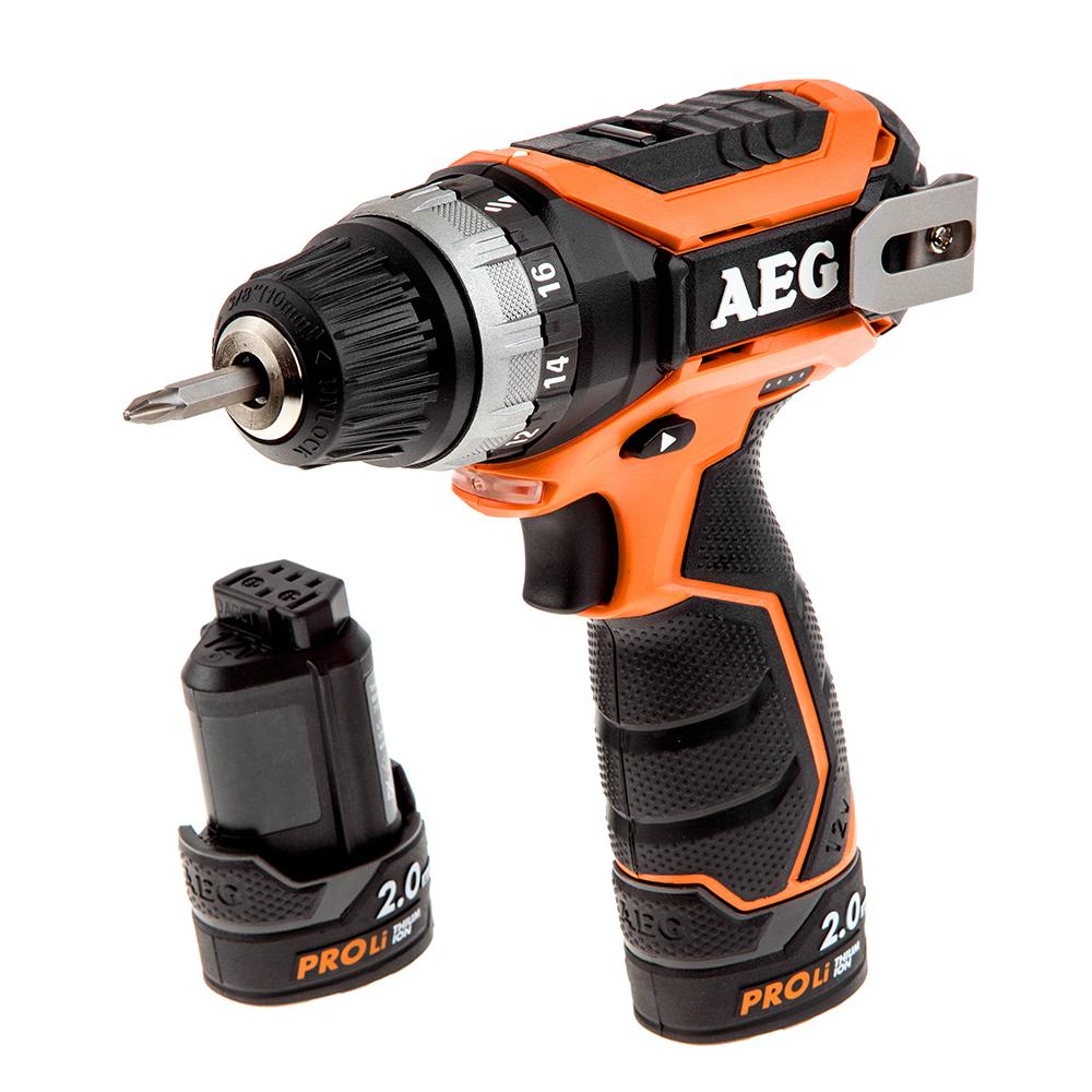 

Дрель аккумуляторная AEG, BS12C2LI-202B X5 (448465)