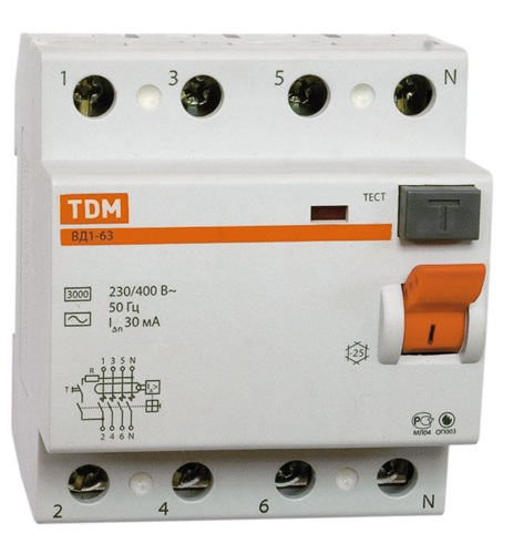 

УЗО TDM, SQ0203-0044