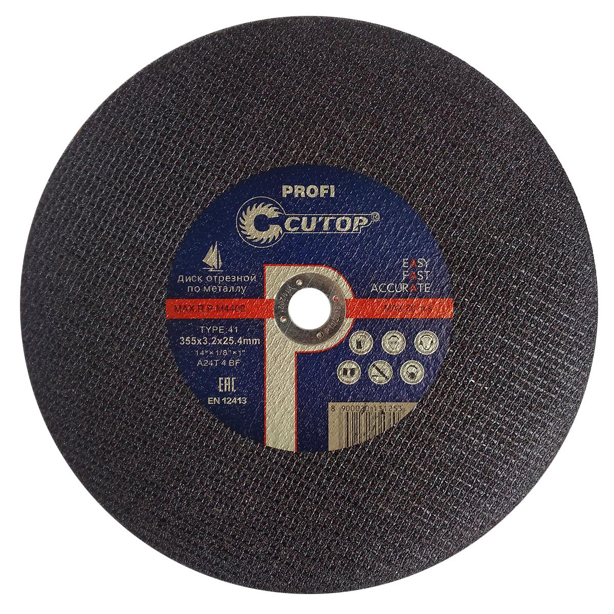 

Круг отрезной CUTOP, 355х3.2х25.4 39994т