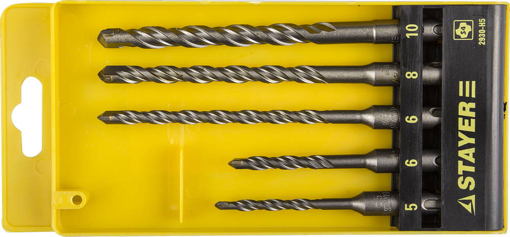 

Набор буров STAYER, 160мм SDS Plus (PROFI 2930-H5)