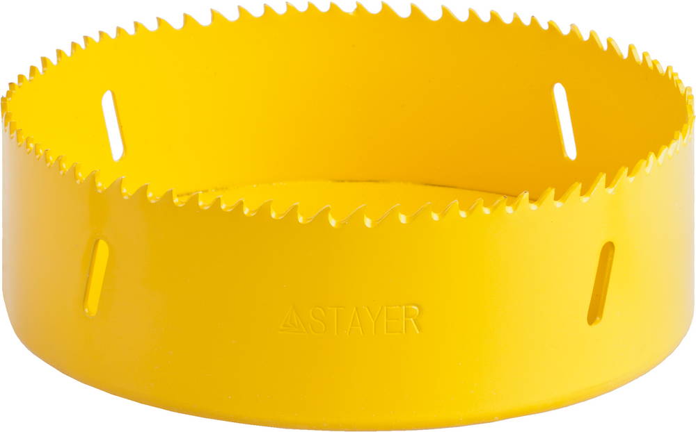 

Коронка биметаллическая STAYER, Ф133мм резьба под адаптер (PROFESSIONAL 29547-133)