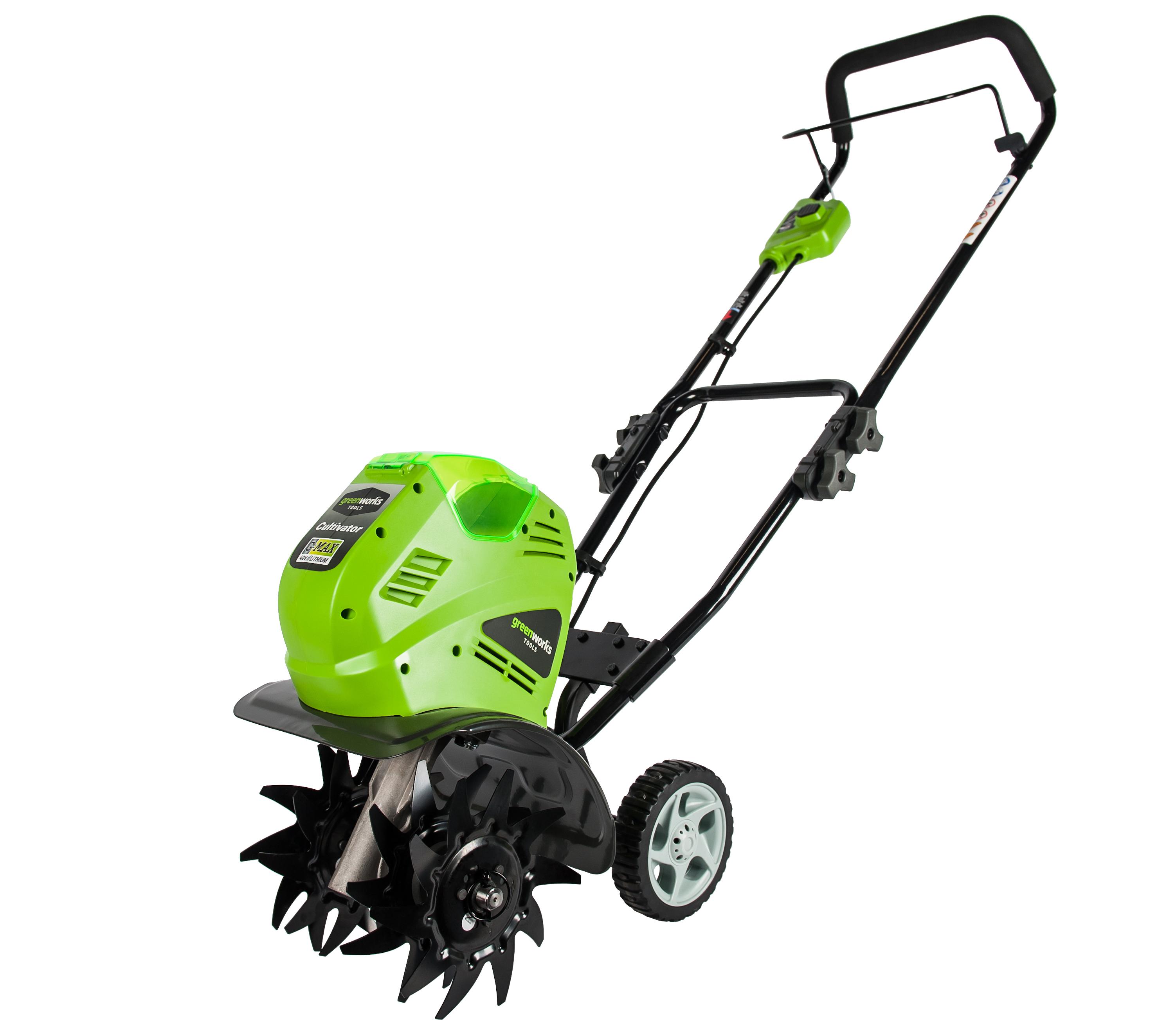 

Культиватор GREENWORKS, G40TL (27087) без акк. и з.у