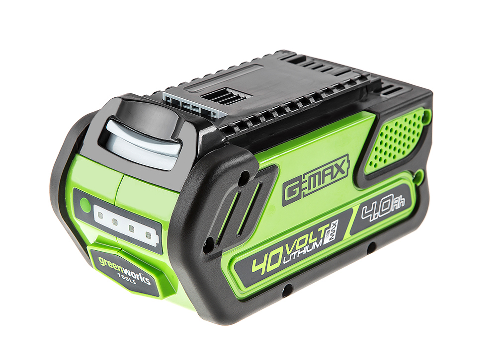 

Аккумулятор GREENWORKS, 40В 4Ач Li-Ion (G40B4 29727 БЕЗ ЗУ)