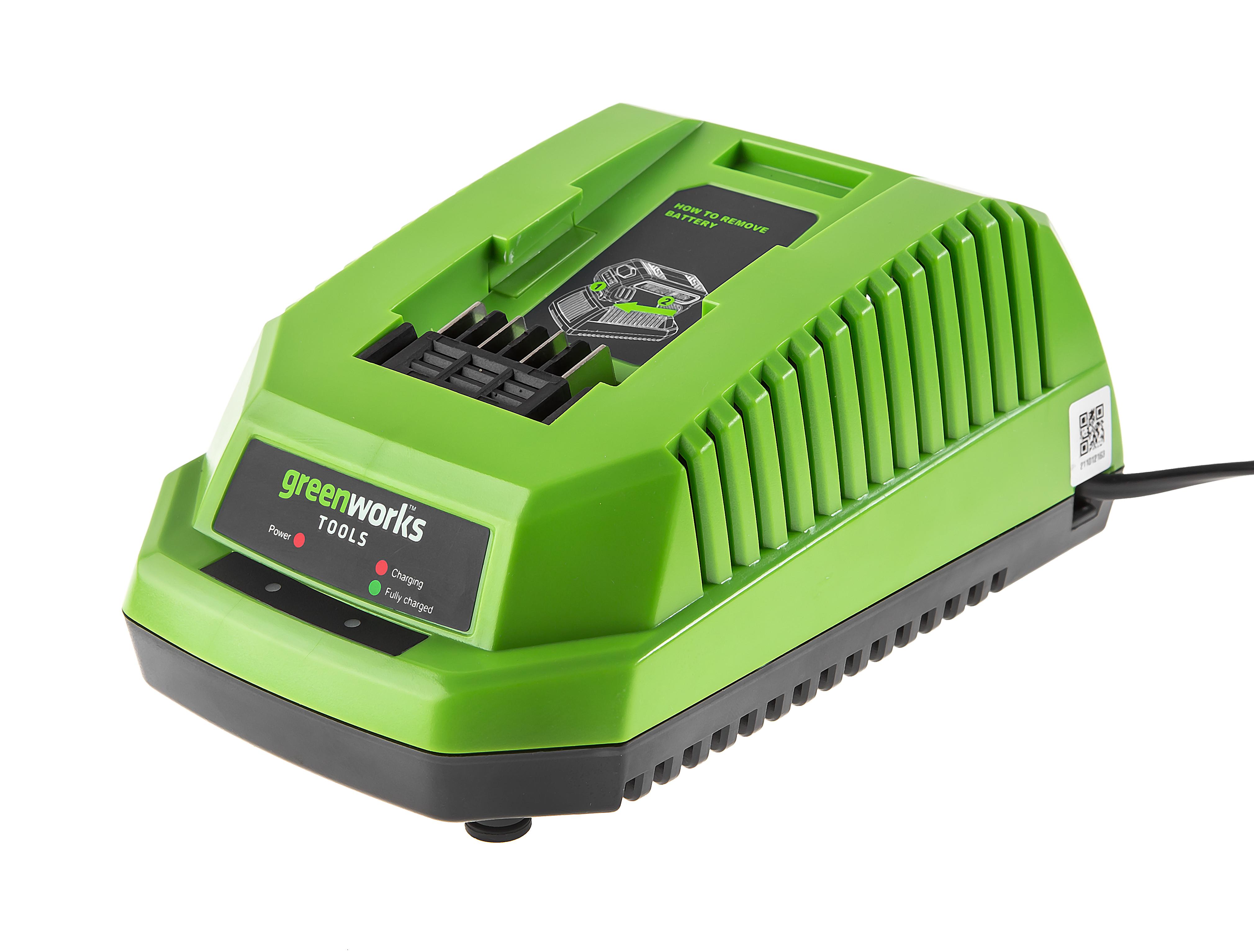 

Зарядное устройство GREENWORKS, G40C (2904607) БЕЗ АККУМ