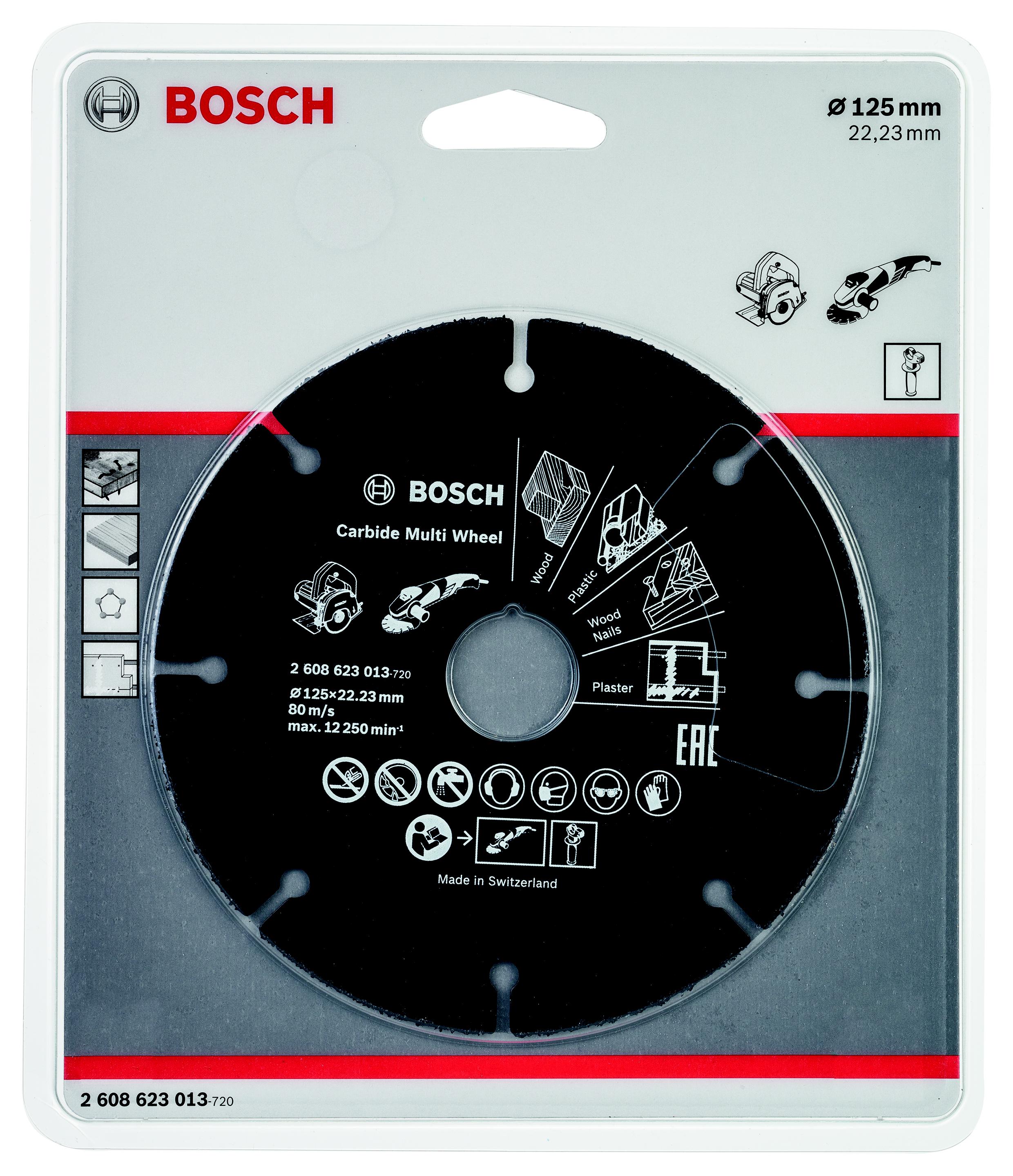

Круг отрезной BOSCH, ( 2608623013) Ф125х22мм универсальный
