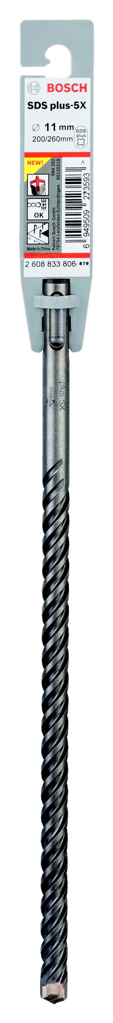 

Бур BOSCH, Ф11х260мм SDS Plus (2608833806)