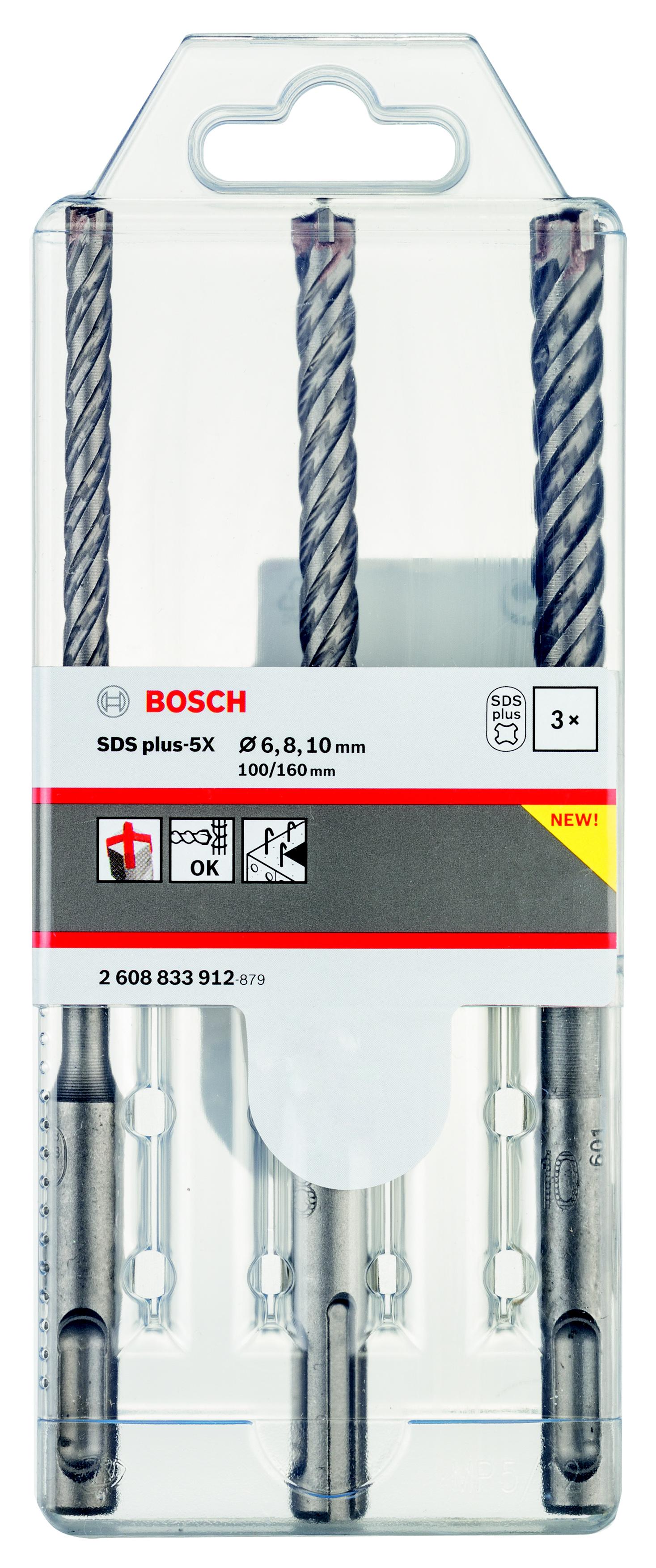 

Набор буров BOSCH, SDS Plus (2608833912)