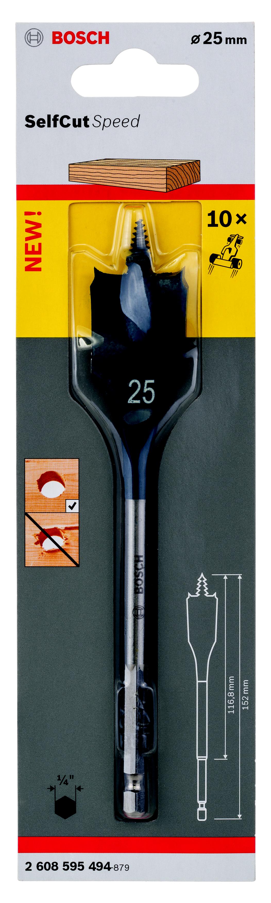 

Сверло BOSCH, Ф25х152мм (2608595494)