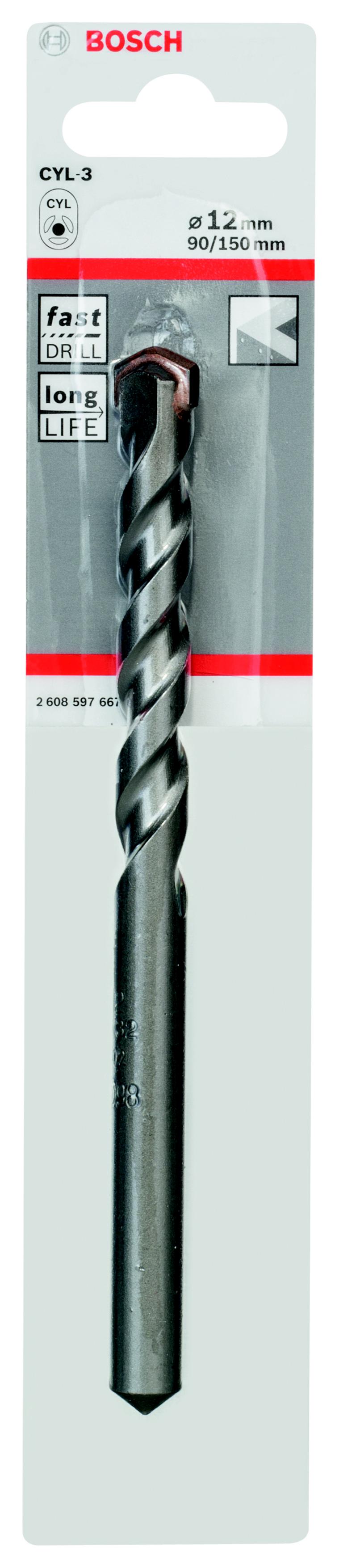 

Сверло BOSCH, Ф12х150мм (2608597667)