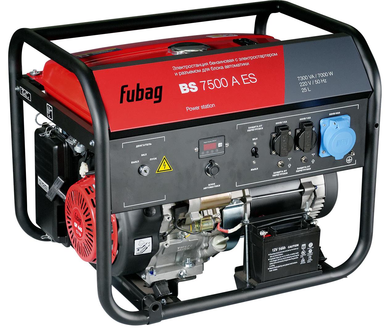 

Бензиновый генератор FUBAG, BS 7500 A ES
