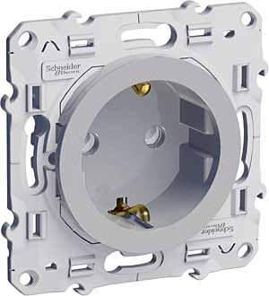 

Механизм розетки SCHNEIDER ELECTRIC, Алюминий, S53R037 Odace