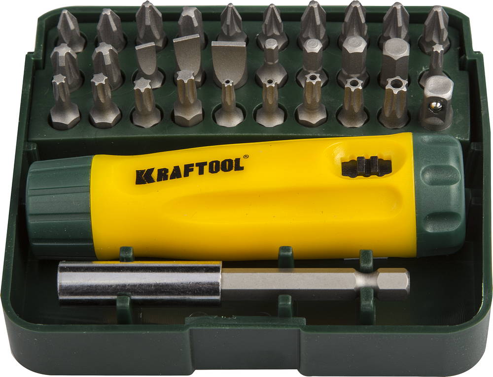 

Набор отвертка со вставками KRAFTOOL, 26142-H32