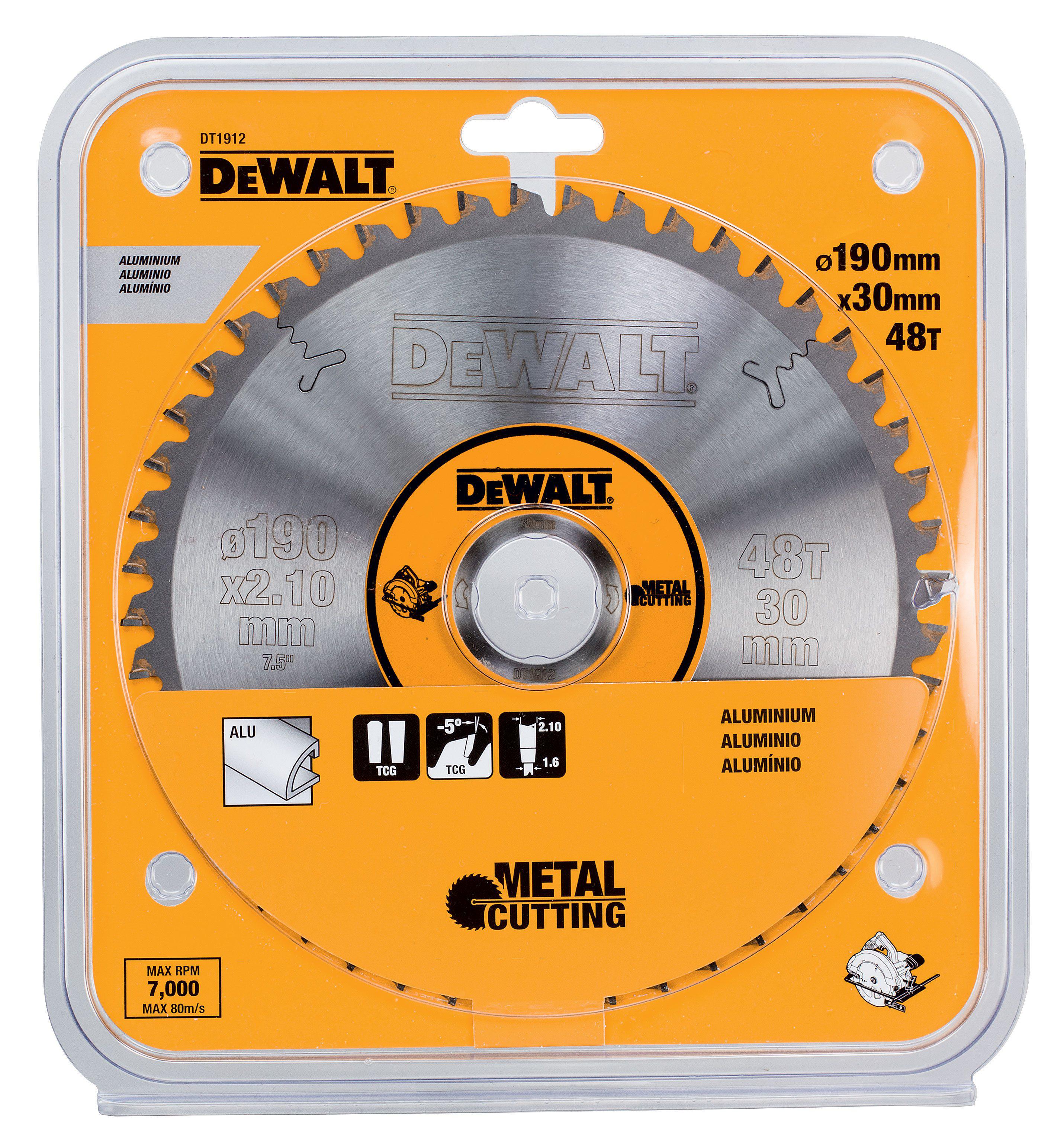 

Диск пильный твердосплавный DEWALT, Ф190х30мм 48зуб. (DT1912QZ)