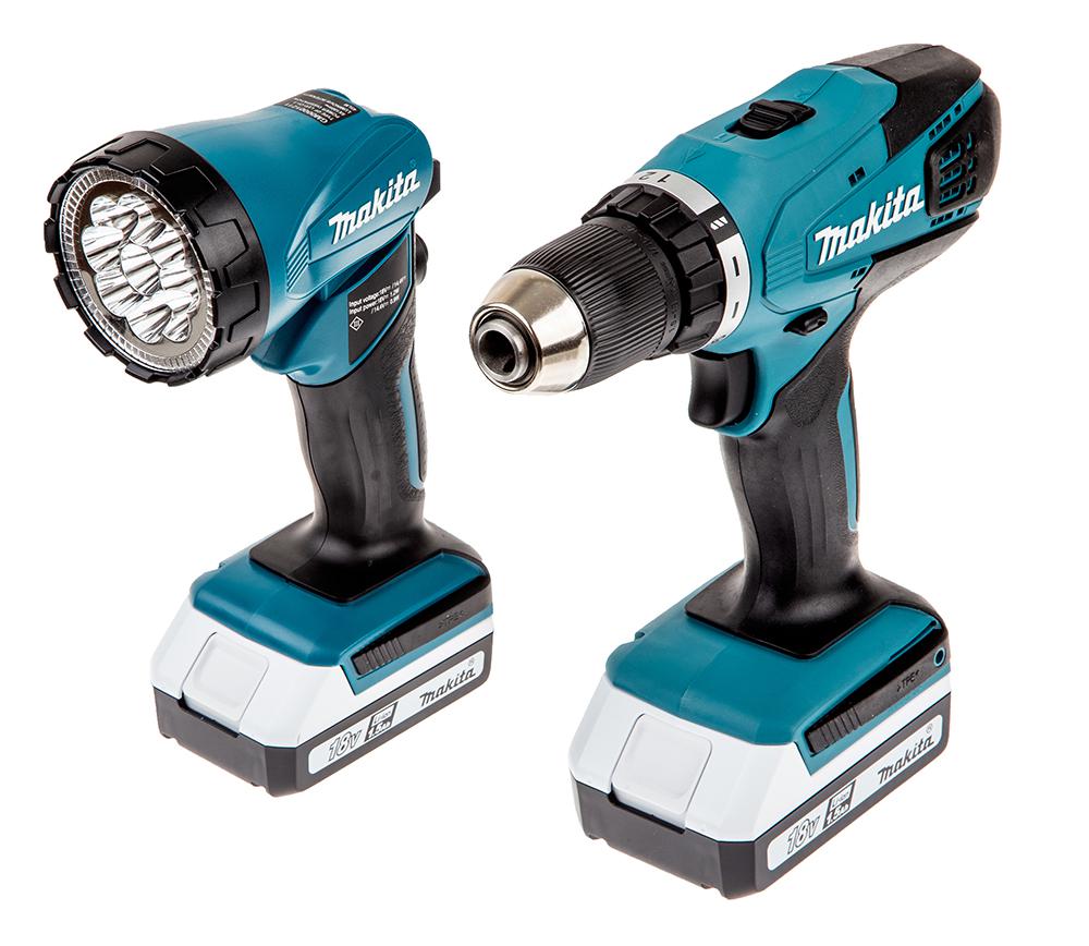 

Дрель аккумуляторная MAKITA, DF457DWLE