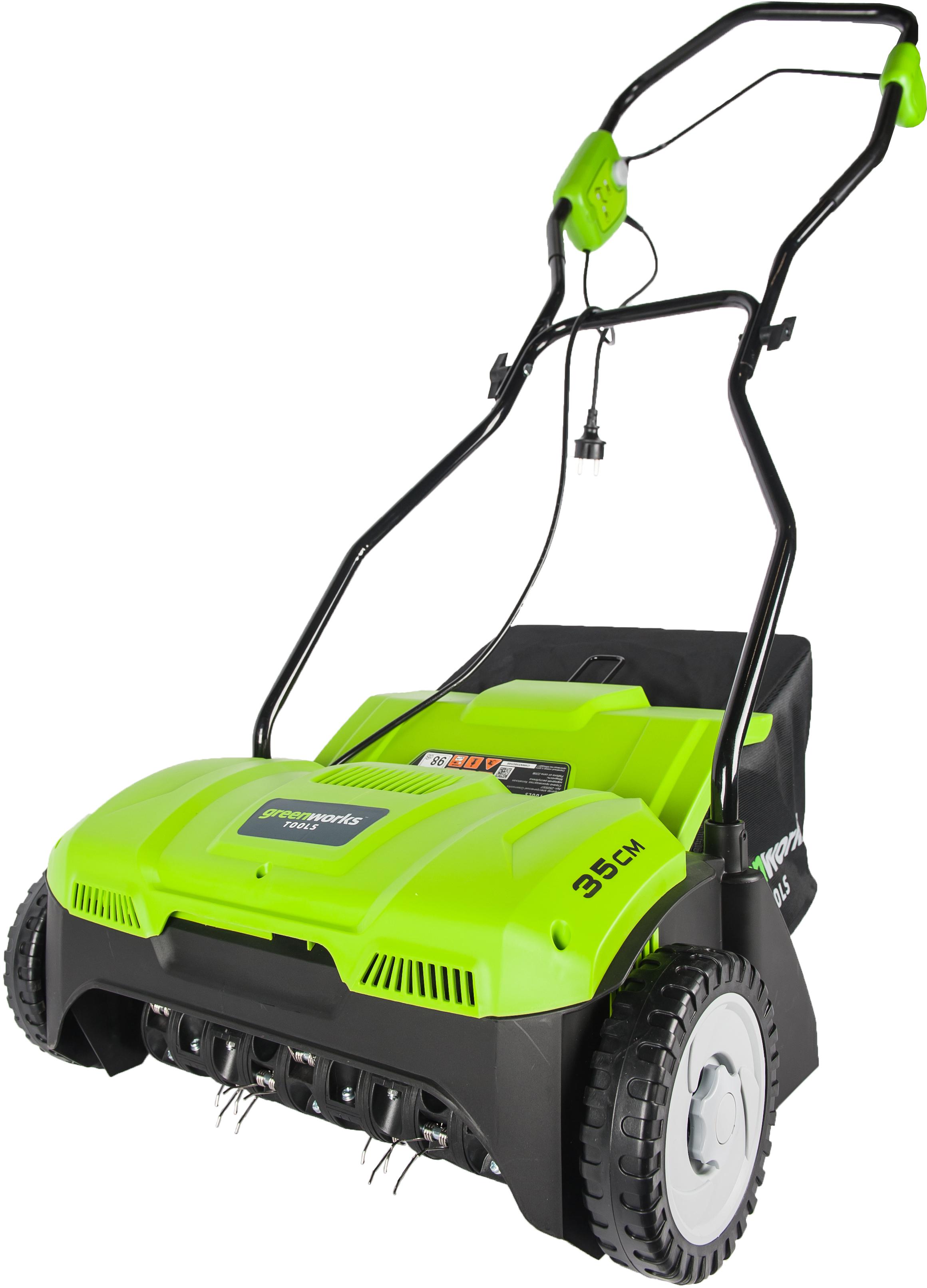 

Аэратор GREENWORKS, GDT35 (2505007)
