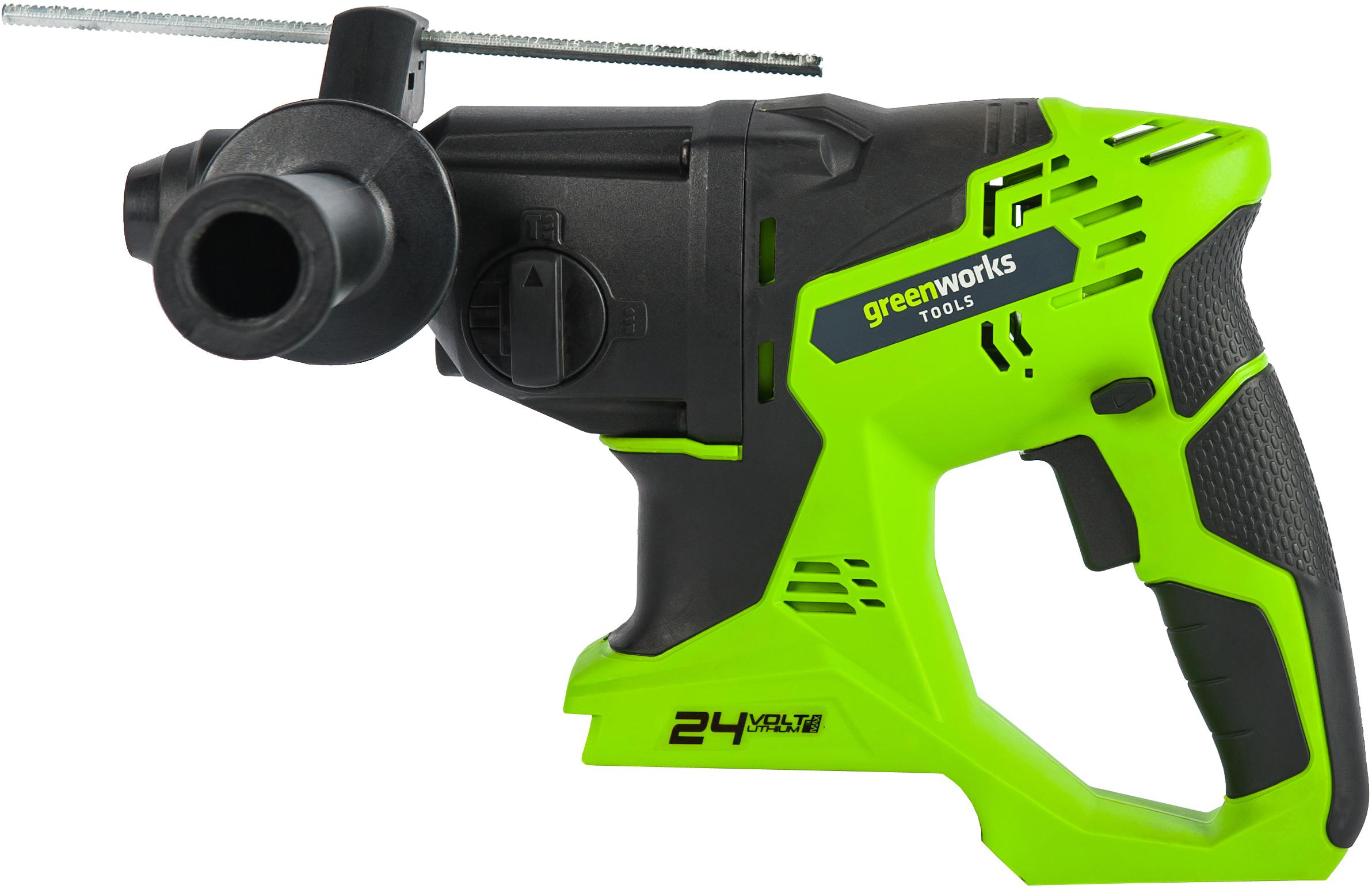 

Перфоратор GREENWORKS, G24HD (3802507) без акк. и з.у