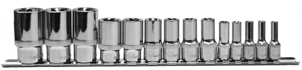 

Набор головок OMBRA, размер E4-E24, S 1/2'', 1/4'' и 3/8'' (910714)