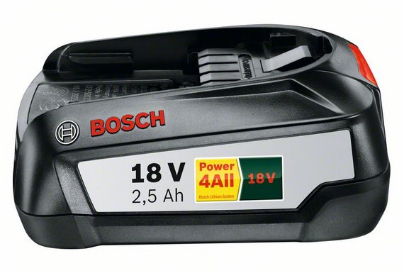 

Аккумулятор BOSCH, 18В 2.5Ач Li-Ion PBA 18 (1600A005B0)