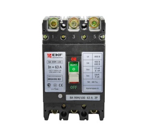 

Автомат EKF, mccb99-100-80m