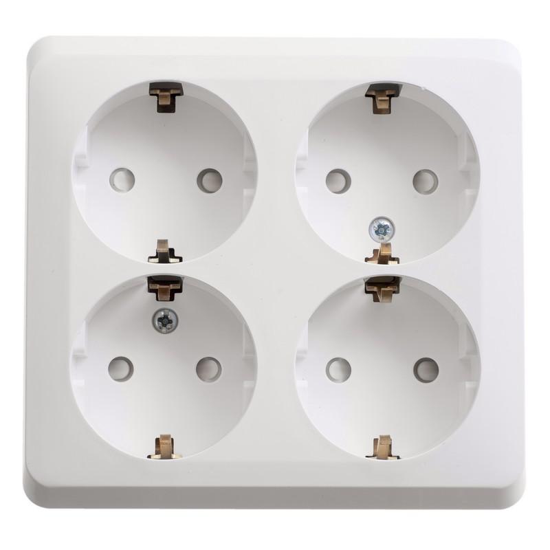 

Розетка SCHNEIDER ELECTRIC, Белый, PA16-208B Этюд