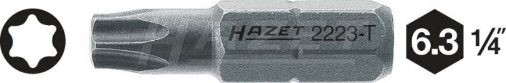 

Бита HAZET, T6 25мм (1/4 Torx 2223-T6)