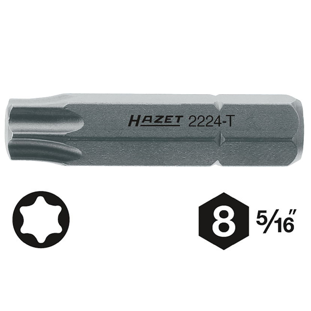 

Бита HAZET, T15 25мм (TORX T15 2223-T15)