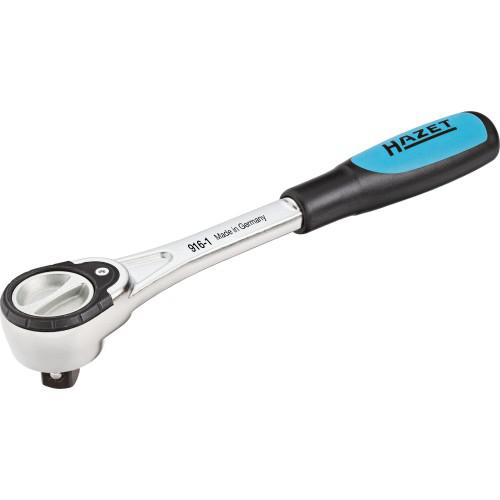 

Трещотка HAZET, 1/2'', H 245мм,72 зуб. (916-1)