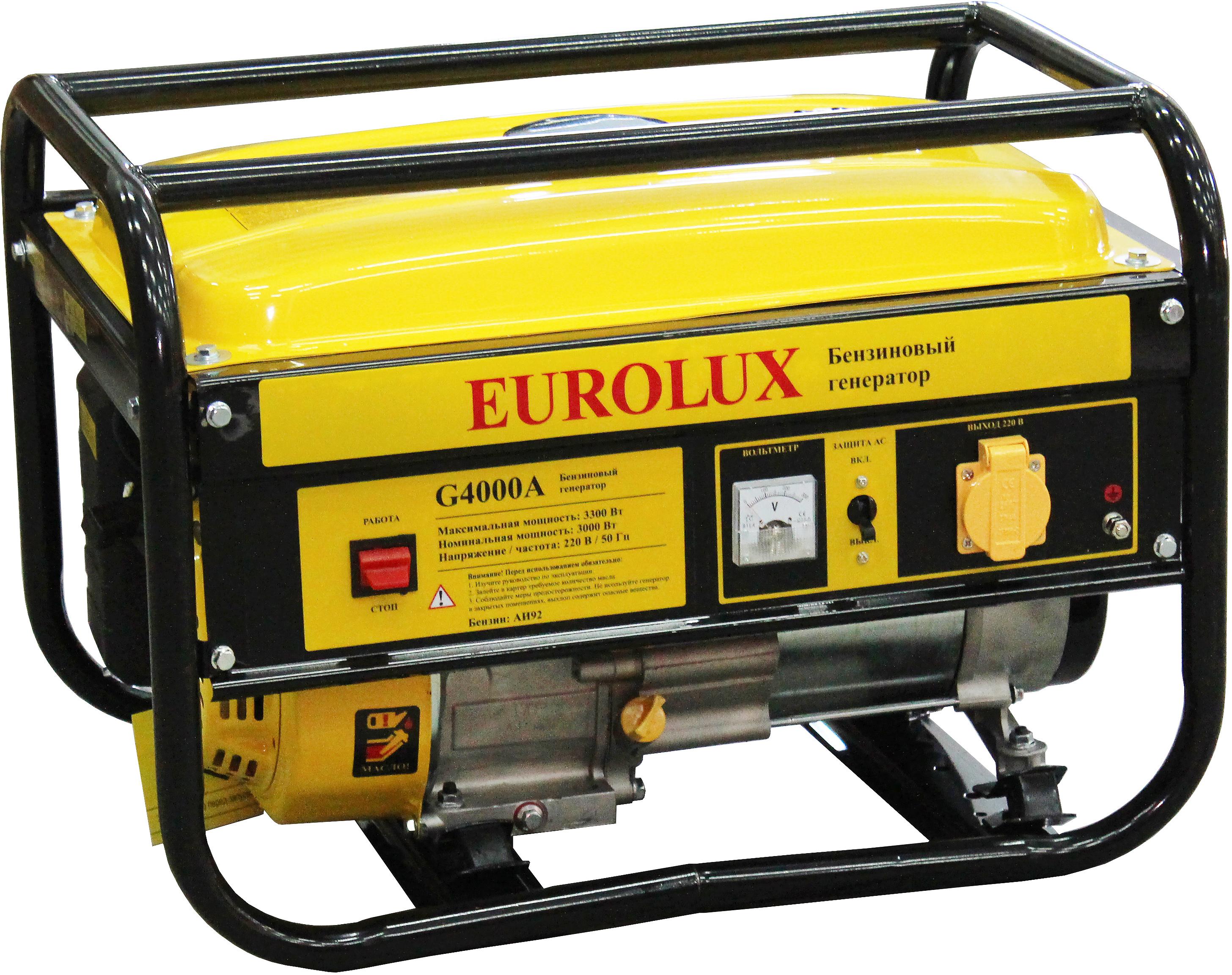 

Бензиновый генератор EUROLUX, G4000A
