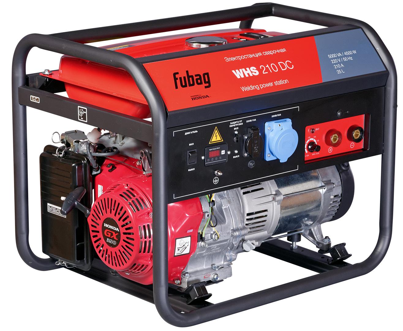 

Бензиновый генератор FUBAG, WHS 210 DC