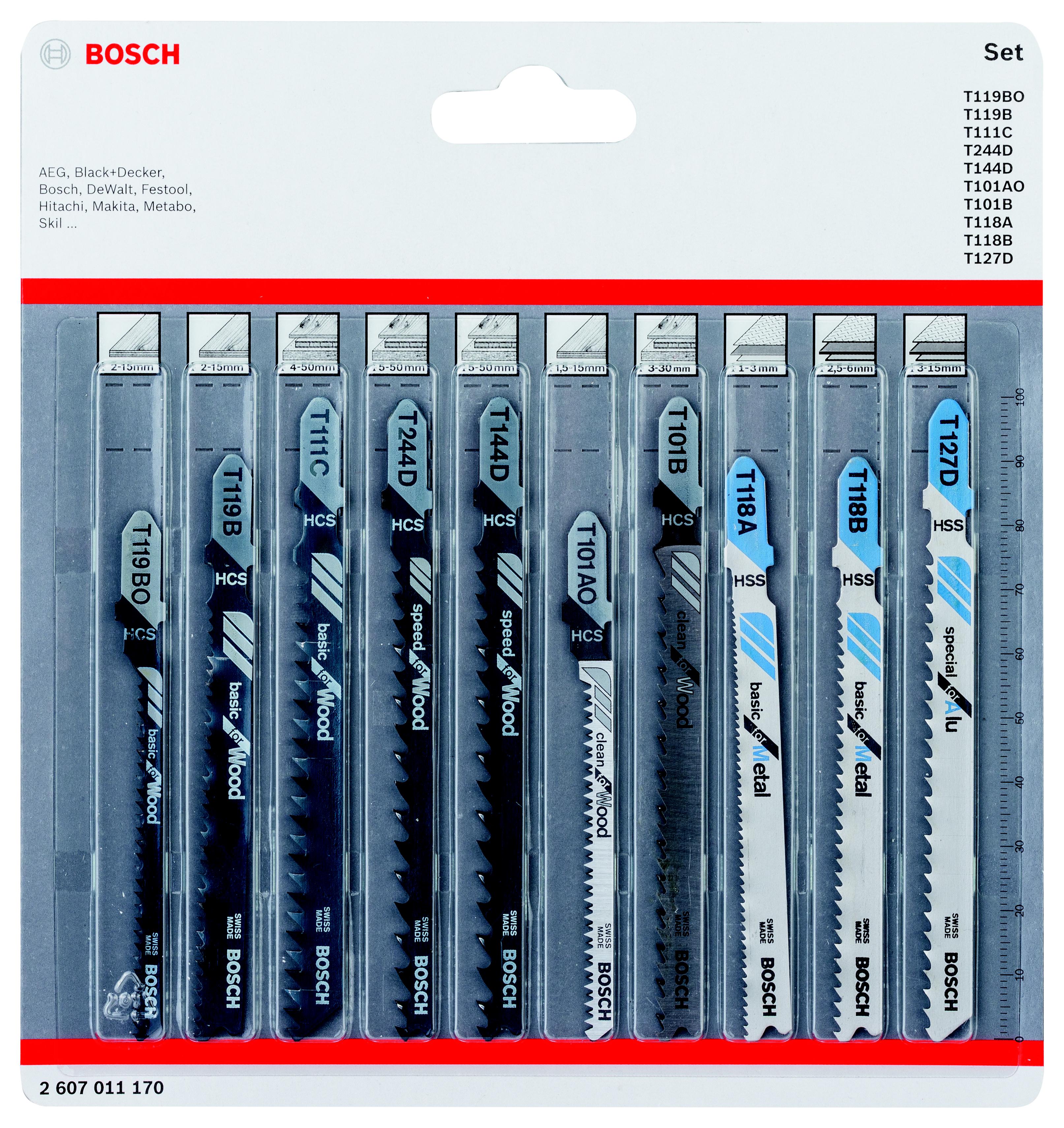 

Набор пилок BOSCH, 2607011170