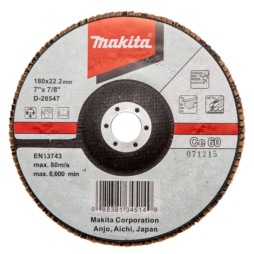 

Круг Лепестковый Торцевой (КЛТ) MAKITA, D-28547