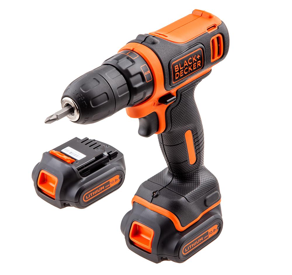 

Дрель аккумуляторная BLACK & DECKER, BDCDD12KB
