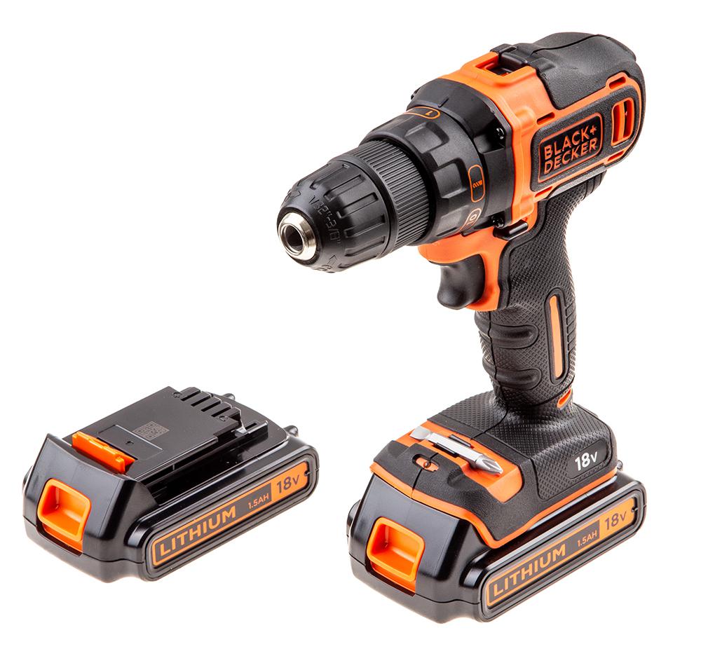 

Дрель аккумуляторная BLACK & DECKER, BDCDD186KB