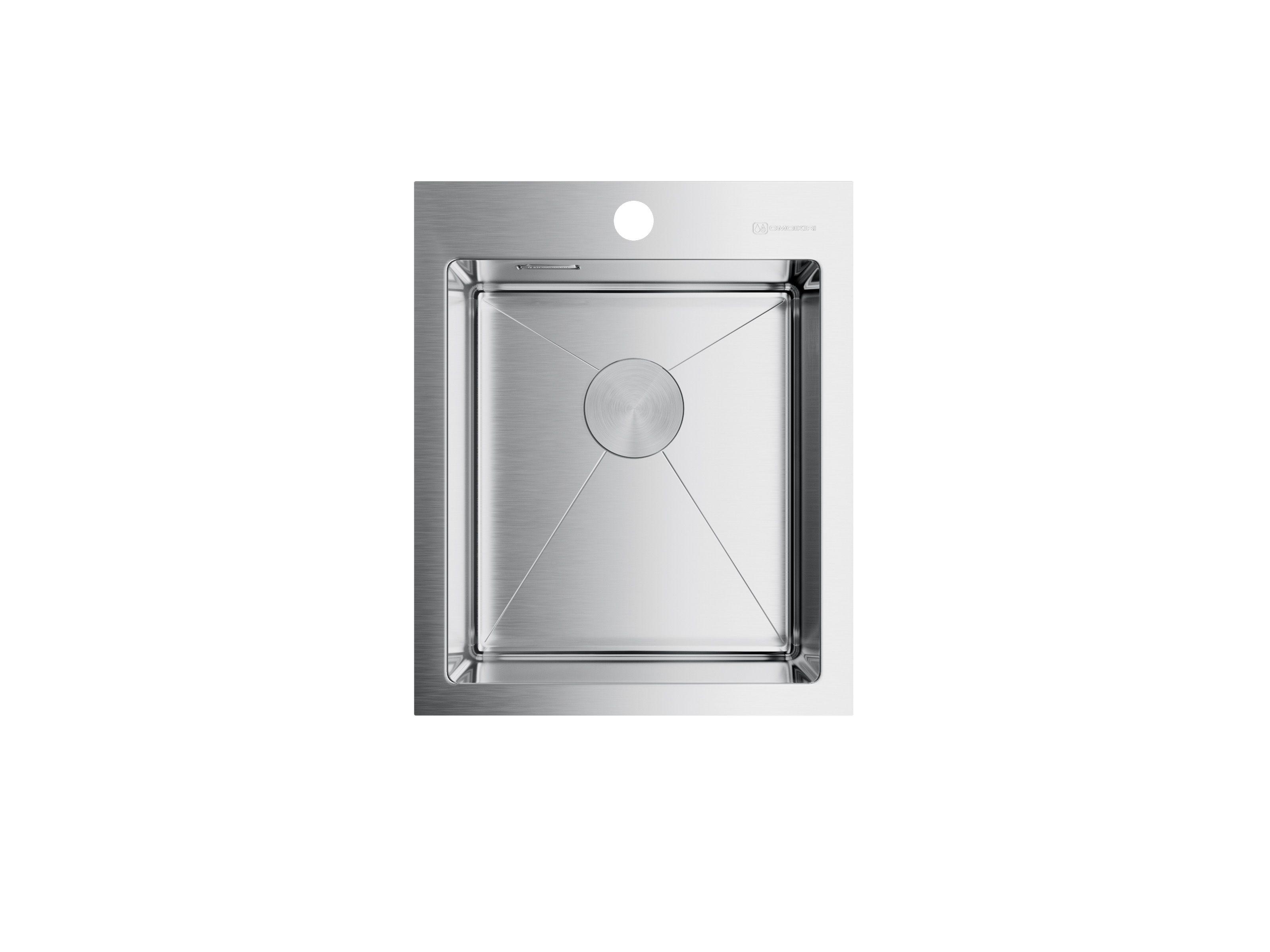 

Мойка кухонная OMOIKIRI, Сталь матовая, AKISAME 41-IN 4973056