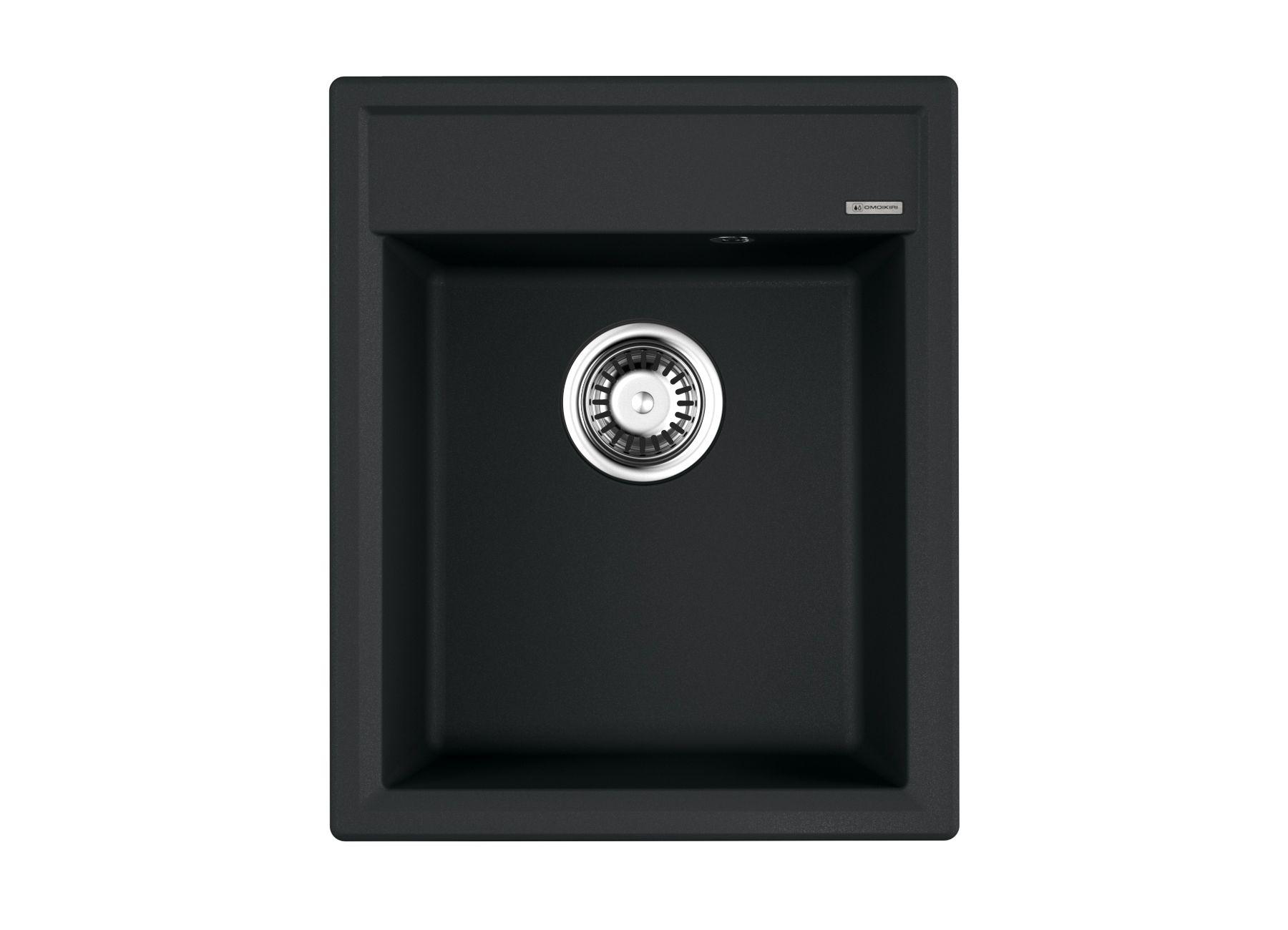 

Мойка кухонная OMOIKIRI, Черный, Daisen 42-BL 4993606