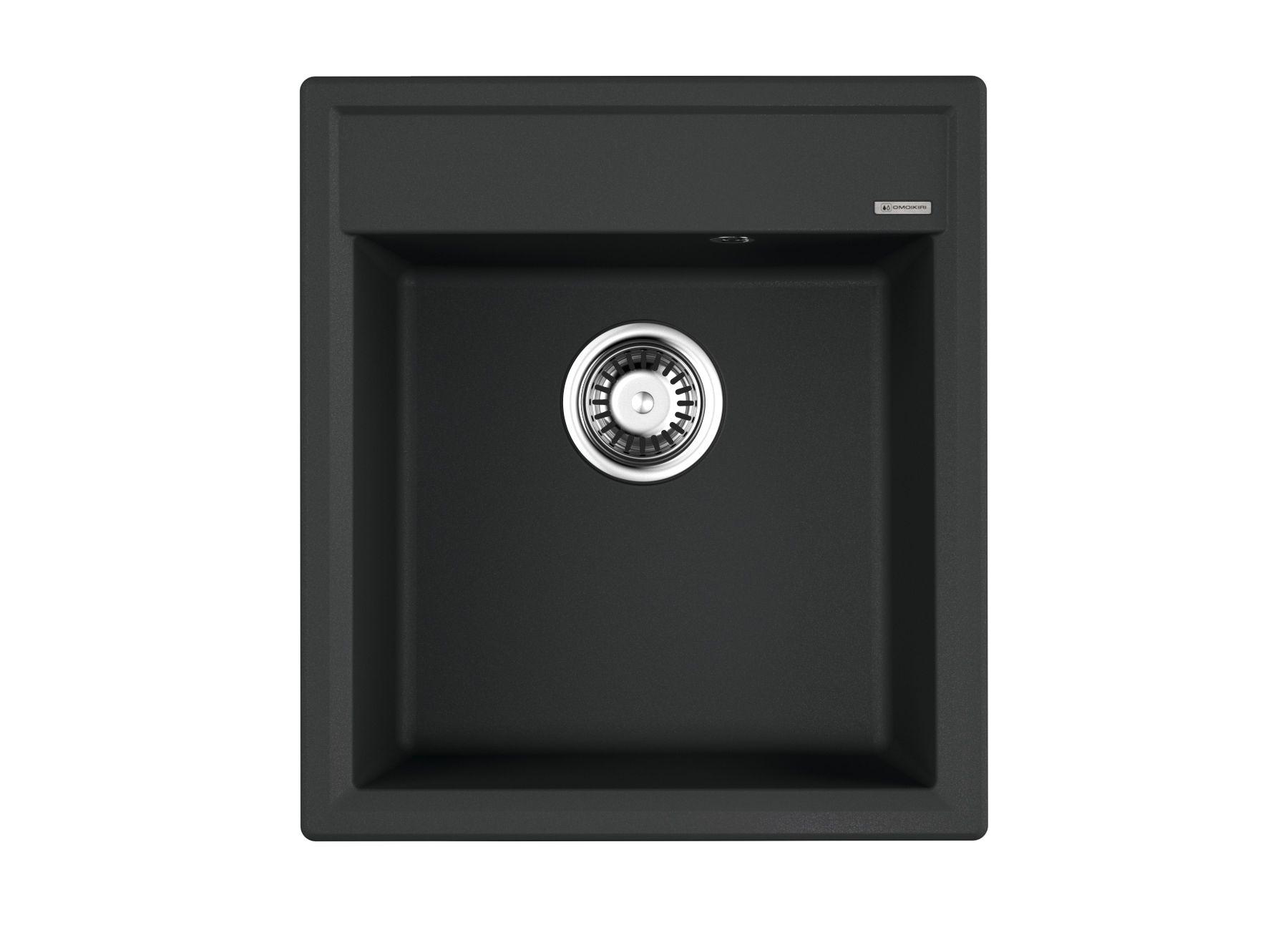 

Мойка кухонная OMOIKIRI, Черный, Daisen 46-BL 4993614