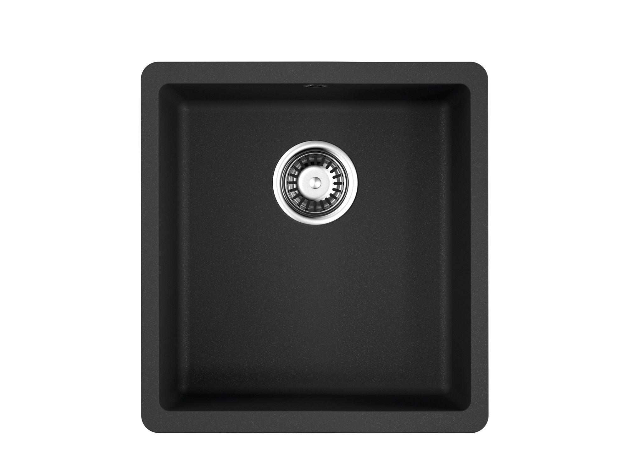 

Мойка кухонная OMOIKIRI, Черный, Kata 40-U-BL 4993396